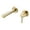 Brushed Gold, variant on Sumerain Wall Mount Bathroom Faucet, Brushed Gold Single Handle Vanity Basin Faucet with Rough in Valve