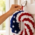 thumbnail image 6 of Nkmbld 4th of July Wreaths for Front Door, Red White Blue Spring Door Wreath for Independence Day, Memorial Day for Indoor Outdoor Decor, 6 of 8