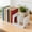 White, variant on Qiopertar 10.24 Inch 4 Panel Desktop Book Holder, Study Book Stand with Sturdy Plastic Divider Slots, Desktop Book Organizer for Notebooks on Desk Shelf in Home Office