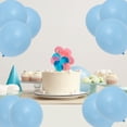 thumbnail image 4 of Unique Bargains 20 Pcs Latex Party Balloons 10-inch Round Helium Balloon Light Blue, 4 of 6