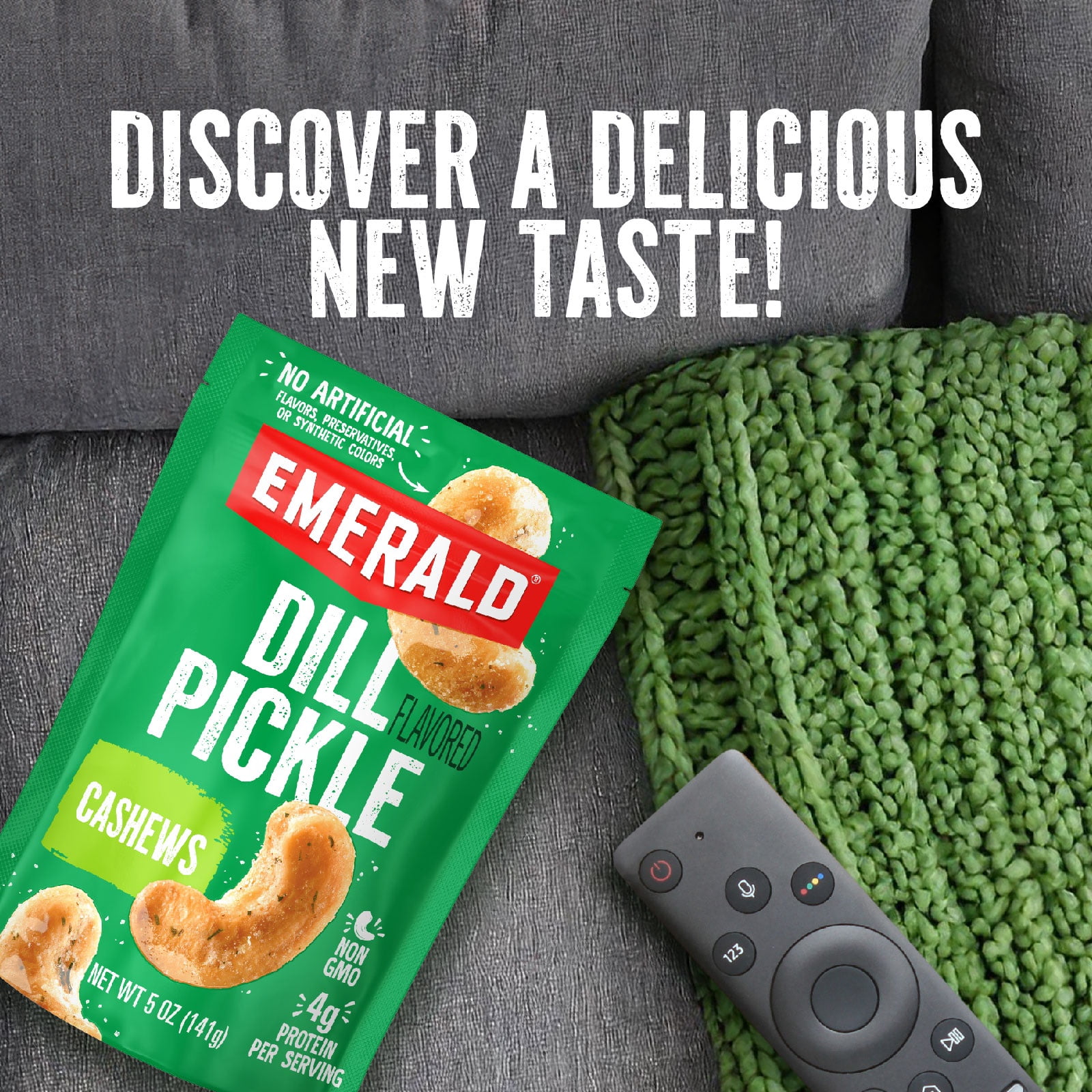 BRIESTA NUTS OUTDOOR 【emerald】 Emerald Nuts, Dill Pickle Cashews, 5 oz Resealable Bag - Walmart.com