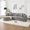 Gray, variant on 109 Inch Cloud Sectional Couch, Boneless Sofa for Living Room, Corduroy Modular Couch with L Shape Chaise, Modern Compressed Sofa in a Box, Memory Foam Filling (Ivory)
