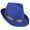 Royal Blue, variant on D-GROEE Men Women Fedora Hat Breathable Soft Cool Fedora Jazz Hat Summer Outdoor Beach Sun Cap