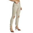 thumbnail image 3 of L'agence BISCUIT DESTRUCTED Women's High Line High Rise Skinny Jeans, US 28, 3 of 4