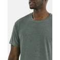 thumbnail image 4 of Athletic Works Men's Solid Tri Blend Tee with Short Sleeves, Sizes XS-4XLT, 4 of 5