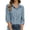 Light Blue, variant on Long Sleeve Shirts for Women 2026 Spring Linen Roll Up Sleeve Button Lapel Collar Dressy Casual Office Work Blouse Tops