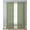 Green, variant on Pink Brown Floral Sheer Curtains 84 Inch Length 2 Panels Set for Living Room/Bedroom, Spring Flowers Kitchen Curtains with Grommet Semi-Sheer Curtains Drapes Voile Window Treatments 52"x84"x2