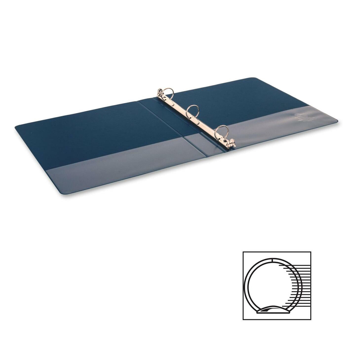 Business Source, BSN09975, Basic Round-ring Binder, 1 Each, Dark Blue