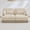 Beige Coffee, variant on HUTWIFE Home Adult Chenille Loveseat with Tassel Trim, Beige Coffee