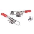 thumbnail image 3 of 2Pcs Hold Down Toggle Clamps Latch Antislip Red Hand Tool Holding Toggle Latch Clamp Quick Release Toggle Latch, 3 of 8