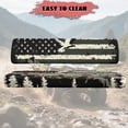 thumbnail image 6 of Yuyamidu Green American Flag UTV Seat Cover Soft Anti-Scratch Mule Bench Seat Cover Eagle UTV Seat Accessories Full Protection Compatible with Kawasaki Mule 3000 3010 3020, 6 of 7