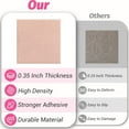 thumbnail image 7 of Topboutique Felt Cork Board Tiles 12 Pack 12'' Square Bulletin Board Pin Board Large Alternative Felt Wall Tiles with Pushpins for Office School Home Wall Decor Stickers Memos Photos Display,Pink, 7 of 7