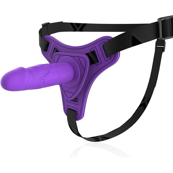 Strap On Strap Dildos with Harness Lesbian Masturbation with 1 Dildos Sex Toy with Adjustable Nylon Strap for Women
