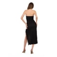 thumbnail image 6 of Forever 21 Women’s Strapless Lace Maxi Dress with Ruffle Side Slit, Fitted Bodice and Elegant Evening Silhouette for Parties and Special Occasions, XS-XL, 6 of 6