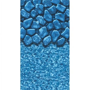 Gli Pool 050027RDBLDUB52 27 ft. Round 52 in. Unibead Boulder ABG Liner