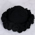 thumbnail image 4 of Dsseng Sweet Girls Crochet Ruffled Brim Bucket Hat Cute Ladies Fisherman Hat Exaggerated Style Teens Winter Windproof Hat, 4 of 21