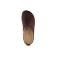 thumbnail image 6 of HAFLINGER Men Women Leather Clogs 'Travel Classic', dark brown, 6 of 8