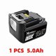 thumbnail image 1 of 14.4V 5.0Ah 5000mAh para Makita BL1430 BL1415 BL1440 196875-4 194558-0 195444-8 Batería Recargable para Indicador LED, 1 of 5