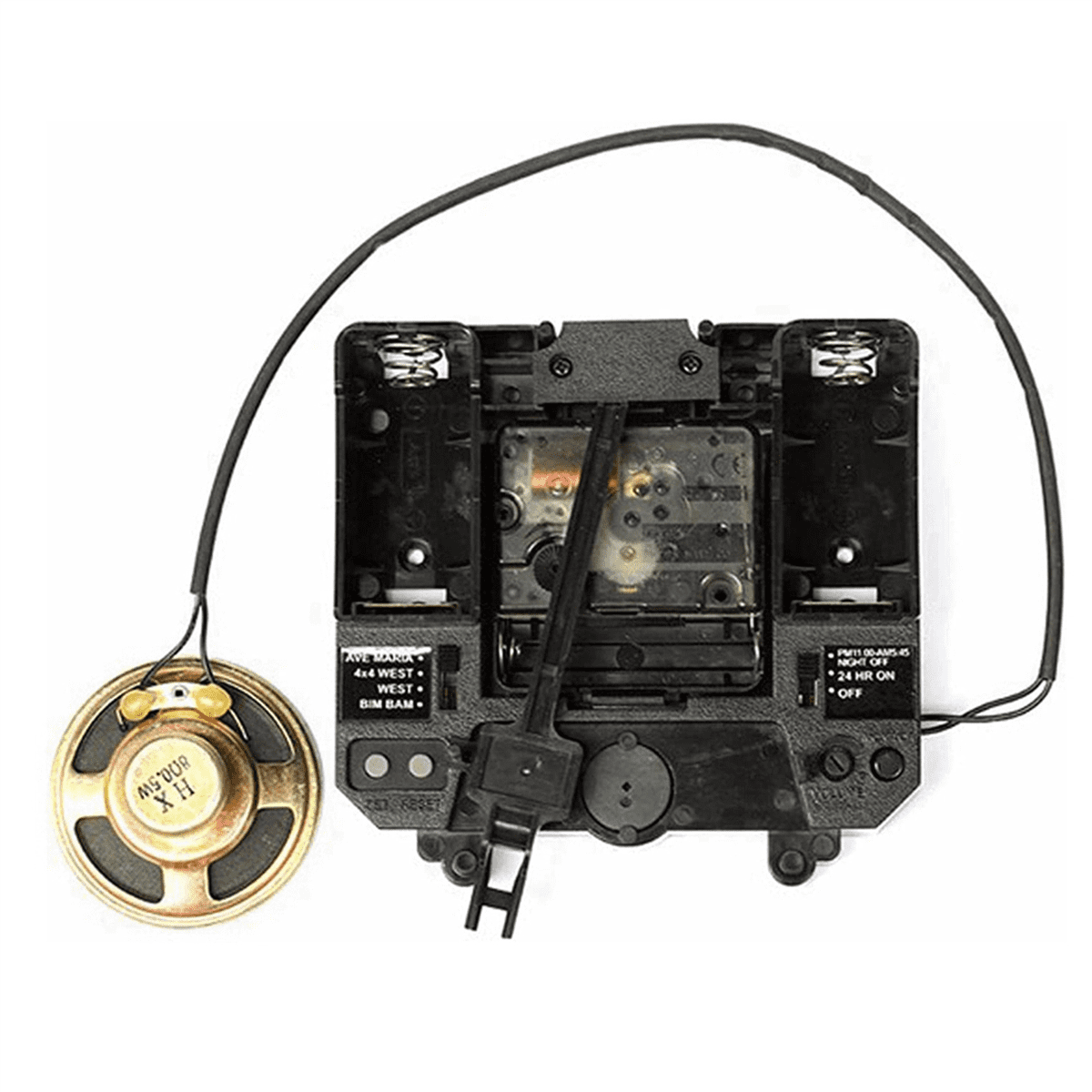 2X Clock Movement Music Box Silent Sweep Quartz Mechanism Wall Clock Replacement Part
