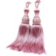thumbnail image 1 of 1 par de sujetadores de cortina con borlas, sujetadores de cuerda con borlas para cortinas de ventana decorativas para el hogar (rosa) JFHHH pequeña, 1 of 5