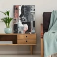 thumbnail image 5 of Abstract Face Profile Textured Canvas Print Wall Art for Living Room Bedroom Office Dining Room, 5 of 8