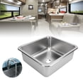 thumbnail image 4 of RV Kitchen Sink, 15.7in Rectangular Stainless Steel Sink for RV, Large Capacity Camper Sink Single Bowl Sink Bowl Basin Bar Sink for Kitchen, Workstation, Outdoor, 4 of 7