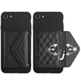 thumbnail image 6 of TECH CIRCLE Wallet Case For iPhone 7 8 /iPhone SE with Card Holder,Flip Premium PU Leather Magnetic Clasp Kickstand Heavy Duty Protective Cover with Wrist Strap for Apple iPhone 7 8 SE 2022 4.7",Black, 6 of 7