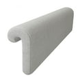 thumbnail image 4 of Almohada de cabecera con funda extraíble, almohada de noche con soporte ergonómico para la espalda gris claro, 4 of 9