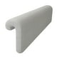 thumbnail image 4 of Almohada de cabecera con funda extraíble, almohada de noche con soporte ergonómico para la espalda gris claro, 4 of 9