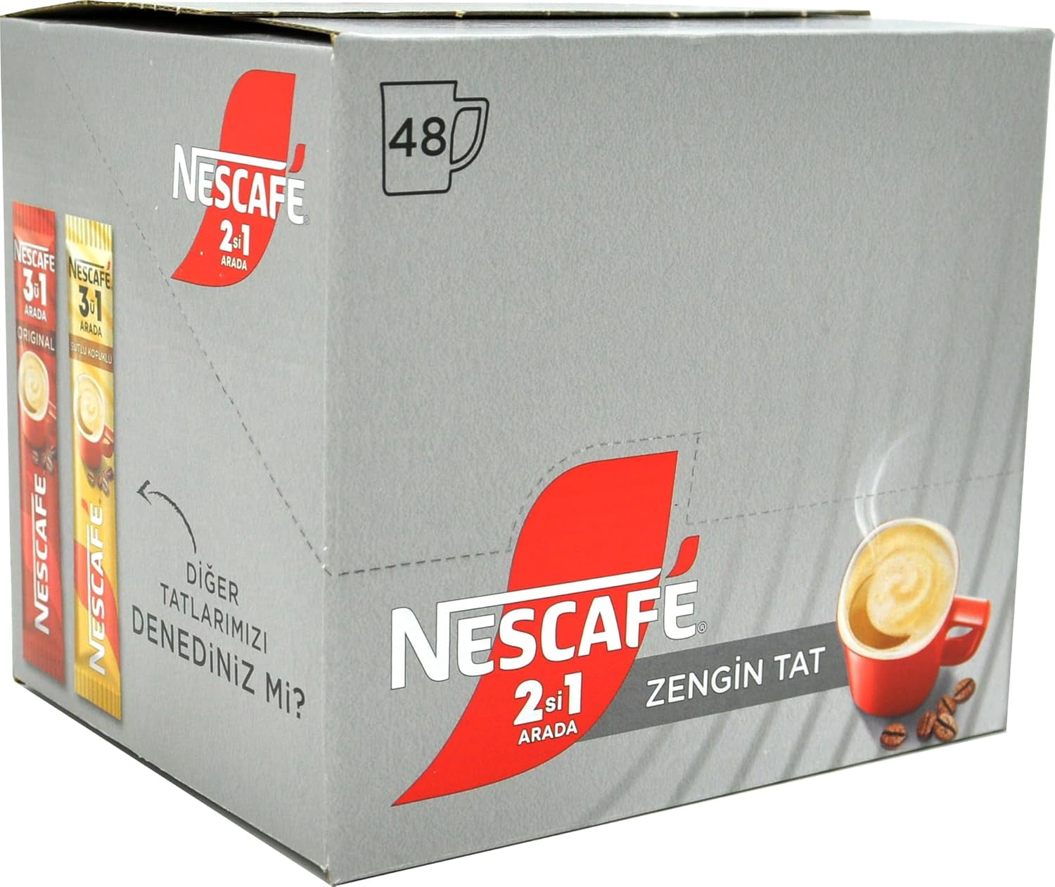 NESCAF√â, 2 in 1 Unsweetened Coffee Mix, 56 x 10g Packs