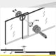 thumbnail image 4 of Glass Door Lock. Sliding Door Lock. Ro Glass Lock. Mobile Door Lock Jewelry Cabinet Lock Ro Key Glass Lock, 4 of 4