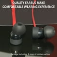 thumbnail image 4 of Restored Beats by Dr. Dre Beats urBeats 3 Earphones with Linein Mic Wired 3.5mm Jack Noise Isolating, Black/Red (Refurbished), 4 of 6