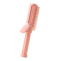 Soumake Retractable Hair Brush with Clip 2-In-1 Fluffy Hair Volume Comb Portable Travel Professional Women Hair Styling Detangling Tools