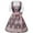 #04, variant on Busydd Womens Oktoberfest Dirndl Dress Short Sleeve Halloween Dresses for Women Trendy Square Neck Carnival Traditional Costumes S