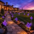 thumbnail image 4 of Solar Powered Garden Flower Stake Lights, IP65 Waterproof LED Floral Lamp, Auto On Outdoor Landscape Lighting For Yard Pathway Patio Backyard Evening Holiday Decoration, 4 of 6