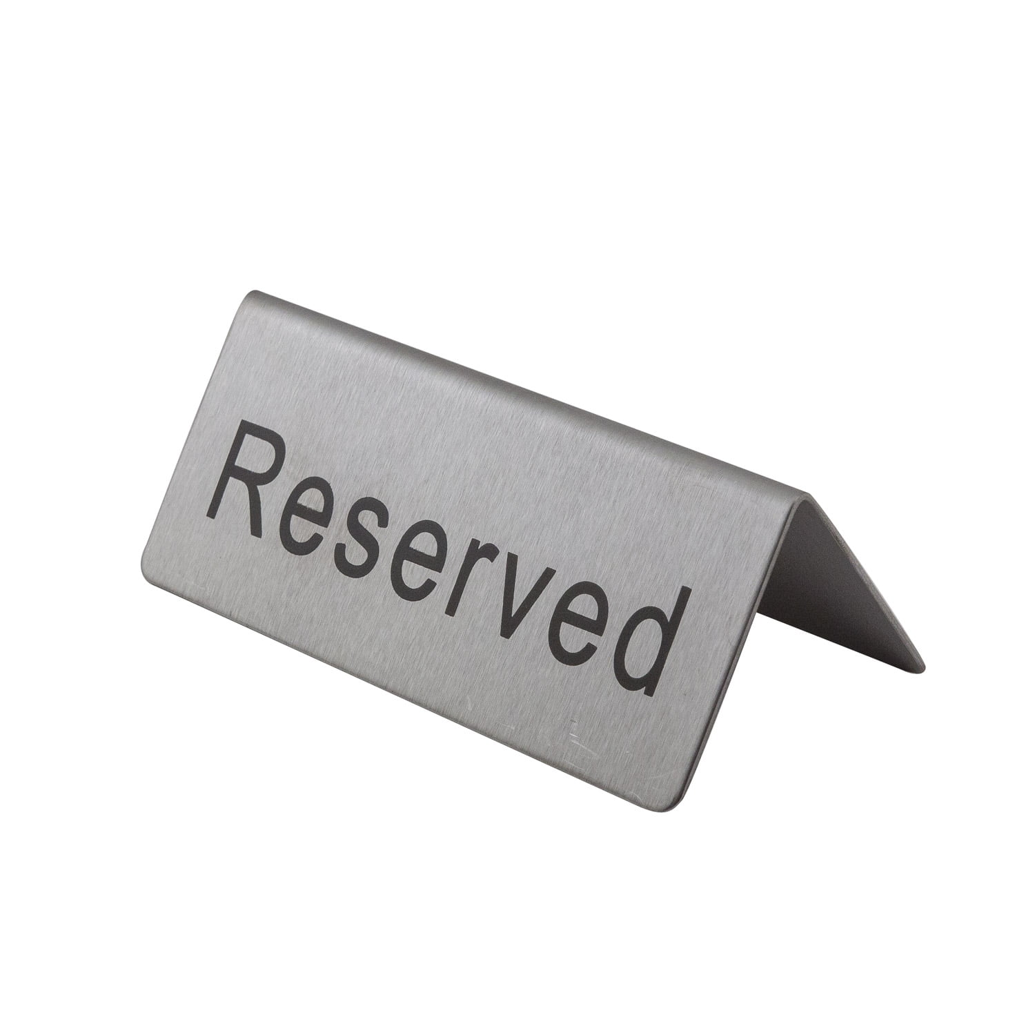 stainless steel reserved table sign walmart com