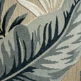 thumbnail image 5 of LR Home Elise 7'9" x 9'9" Blue/Beige Palm Frond Hi-Low Indoor/Outdoor Area Rug, 5 of 10