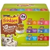 Purina Friskies Gravy Sensations Wet Cat Food Variety Pack, 3 oz Pouches (24 Pack)