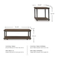 thumbnail image 3 of Signature Design by Ashley Trindwick Brown Table - Set of 3, 3 of 10