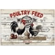 thumbnail image 1 of Juego de 3 calcomanías de granja para muebles y manualidades, 6x12 pulgadas, diseño de gallo y gallina, adhesivos para muebles, pegatinas de transferencia de alimento para aves de corral., 1 of 9