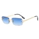 thumbnail image 4 of Gafas de sol cuadradas sin marco para mujer, gafas de sol de moda urbana, gafas pequeñas, 4 of 5
