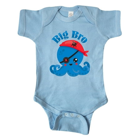 

Inktastic Pirate Octopus Big Bro Gift Baby Boy Bodysuit