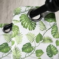 thumbnail image 3 of Ambesonne Leaf Grommet Curtain, Swirls Palm Banana Trees, 50" x 108", Pale Green, 3 of 6