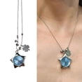 thumbnail image 2 of Elegant Four Symbol Pendant Necklace Good Luck Charm Jewellery Gift for Women Men Stainless Steel Neck Chain, 2 of 8