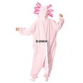 thumbnail image 3 of Pijama de dibujos animados Axolotl para adultos, niños, mujeres, hombres, Kigurumis, ropa de casa, disfraz de fiesta de Halloween, Onesie, 3 of 4