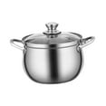 thumbnail image 3 of Elodie Soup Pot Cooking Pot Double Handle Kitchen Tool Thickened Kitchen Cookware Stock 20cm, 3 of 8