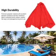 thumbnail image 4 of Replacement Umbrella Canopy Professional Sunscreen Rainproof Cantilever Parasol Top Fabric Cover for Outdoor Patio Garden Diameter 118.1in Red, 4 of 5