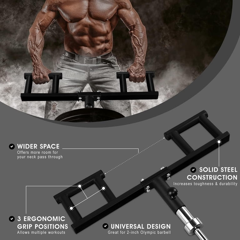 Landmine Handle Attachment For 2" Olympic Barbell - Viking Press Bar, Gym Strength Training