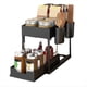 thumbnail image 1 of Estante de Cocina Multifuncional, Estante Extraíble para , Estante de Almacenamiento de Gabinete de Doble Capa, Color Negro, 1 of 6