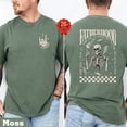 thumbnail image 4 of Fatherhood Skeleton T-Shirt – Funny Dad Shirt with Skull Rock Design, Retro Vintage Graphic Tee, Cool Gift for Fathers, 4 of 7